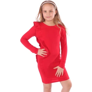 Toontoy Kids Toontoy Kız Çocuk Fırfır Detaylı Elbise