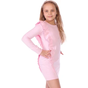 Toontoy Kids Toontoy Kız Çocuk Fırfır Detaylı Elbise