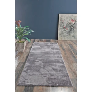 Lüle Halı Peluş Post Kaymaz Taban Yolluk Halı Antrasit