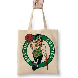 Baskı Dükkanı Boston Celtics Bez Çanta Uzun Saplı