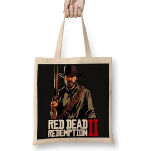 Baskı Dükkanı Red Dead Redemption 2 Arthur Bez Çanta Uzun Saplı