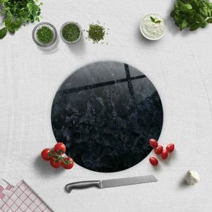 Cam Kesme Tahtası - Cam Kesme Tablası | Şef Kesme Tahtası | Çap 32cm