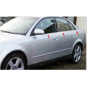 Ebal Oto Audi A4 Krom Cam Çıtası 6 Prç. 2000-2008 Arası P. Çelik