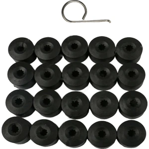 Volkswagen Polo Bijon Kapağı Takım (Siyah) 2014-2017 Model Arası Araçlara Uyumlu 1K0601173