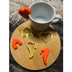 Small Shapes Kavhe Yanı Kurabiye Kalıbı