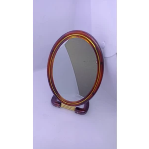 Chic De Mirror Dekoratif Oval Ayna Çift Taraflı
