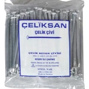Çelik Beton Çivi Oluklu 4*60 100 Adet