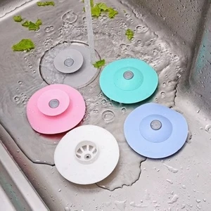 Dokunmatik Lavobo Tıkacı Silikon Lavabo Gider Tıpası Kademeli Lavabo Tıkacı