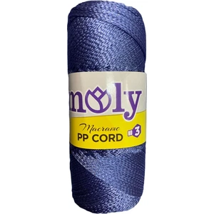 Pp Cord Polyester Makrome İp No:3 100GR Havacı Mavi