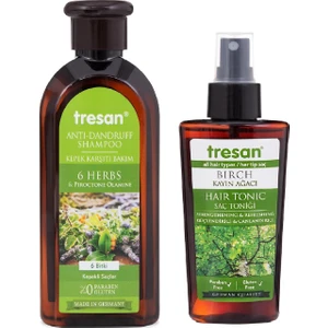 6 Bitki Bakım Şampuanı 300 ml +Tresan Saç Toniği 125 Ml.