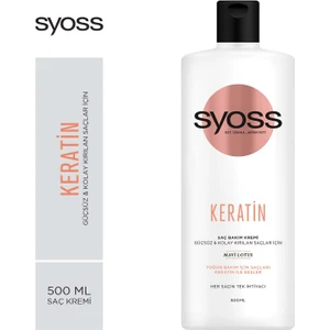 Keratın Mükemmelliği Saç Kremi 500 Ml 1 Adet Saç Bakım Kremi