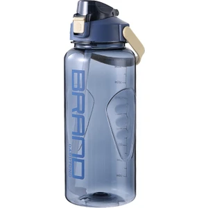1.5L Geniş Kapasiteli Taşınabilir Spor Su Bardağı  Mavi (Yurt Dışından)