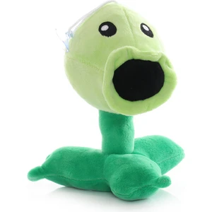 15- 20 cm Bitkiler Vs. Zombiler Figürlü Peluş Oyuncak - Yeşil (Yurt Dışından)