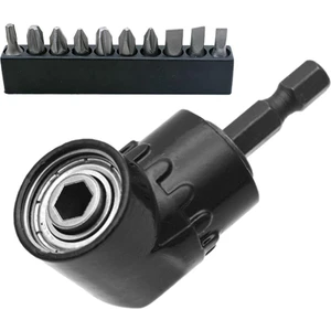 Royal Love Siyah Matkap Ucu Tutucu Uzatma Manyetik Bit Matkap Eki 1/4 Hex Shank 90G