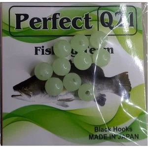 Fosforlu Sert Silikon Boncuk 6 mm 10'lu Paket