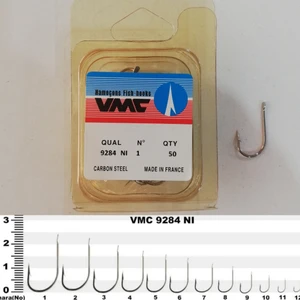 Vmc 9284NI Nikel Çapraz Kısa Pala Olta Iğnesi 50 Ad No : 1