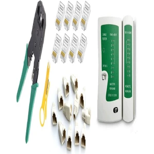 CAT5CAT6 Sıkma Pense Yüksek Hızlı 100 Jak 100 Kılıf ile Dayanıklı Tasarım