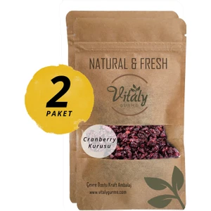 Vitaly Gurme Doğal Kuru Turna Yemişi Kurusu Cranberry 2X50G