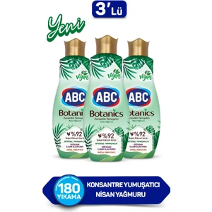Abc Konsantre Yumuşatıcı Botanıcs Nisan Yağmuru 1440 Mlx3 Adet