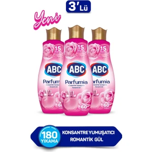 Abc Konsantre Yumuşatıcı Parfumıa Romantik Gül 1440 Mlx3 Adet