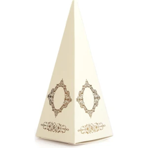 Paket Parti Karton Külah Krem 50'li 6X6CM H:15CM