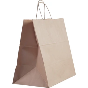 Paket Parti Büküm Saplı Kraft Kağıt Çanta 33X20X33(25'LI)