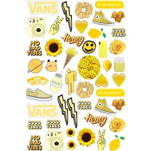 Tellgraf Sarı Laptop Stickerı (21X31 Cm)