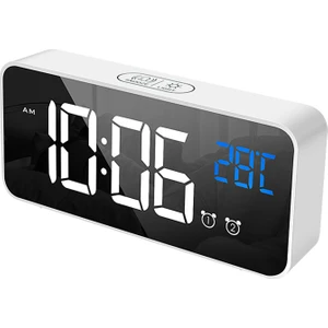 Beauty Life Yatak Odası Için LED Dijital Çalar Saat Termometreli (Yurt Dışından)