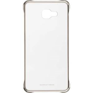 Galaxy A7 2016 Clear Cover Şeffaf Kılıf, Gold EF-QA710CFEGWW