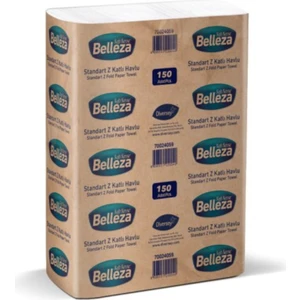 Standart Z Katlama Kağıt Havlu 20,5X21,5 cm 150' Li 12 Paket