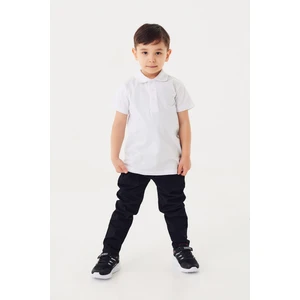 Polo Yaka Düğmeli Çocuk Tişört