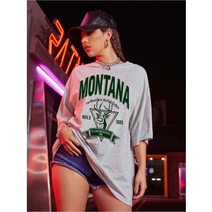 Montana Oversize Tasarım Tshirt
