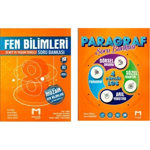 Mozaik Yayınları 8. Sınıf Soru Bankası Fen & Paragraf
