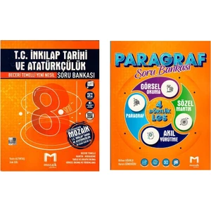 Mozaik Yayınları 8. Sınıf Soru Bankası Inkılap & Paragraf