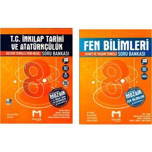 Mozaik Yayınları 8. Sınıf Soru Bankası Inkılap & Fen