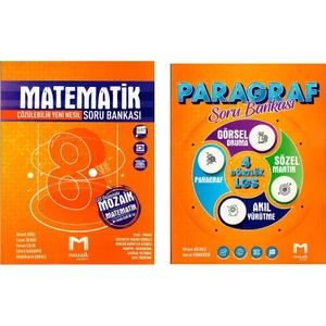 Mozaik Yayınları 8. Sınıf Soru Bankası Matematik & Paragraf