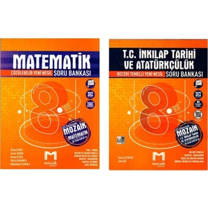Mozaik Yayınları 8. Sınıf Soru Bankası Matematik & Inkılap