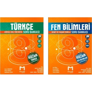 Mozaik Yayınları 8. Sınıf Soru Bankası Türkçe & Fen Bilimleri