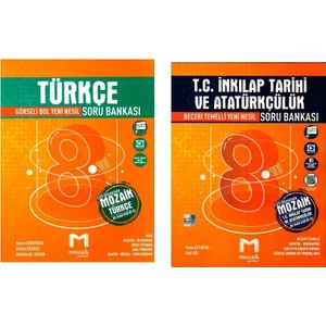 Mozaik Yayınları 8. Sınıf Soru Bankası Türkçe & Inkılap