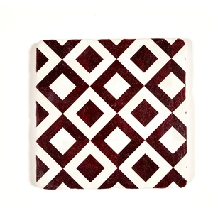 Şeker Portakalım Dekoratif Figürlü Doğal Taş Gider Kapağı Banyo Süsü Tekli 10X10 cm