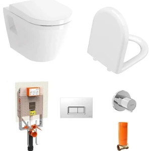 Vitra Integra Asma Klozet+Vitra Yavaş Klozet Kapağı +Gömme Rezervuar Set