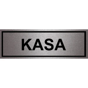 Tellgraf Kasa Yazılı Kapı Isimliği (10X30 Cm)