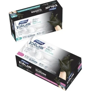 Plus Pudrasız (M-L) Siyah Eldiven 100'LÜ 10 Paket