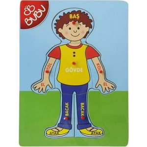 Ahşap Puzzle Vücudumuz Erkek