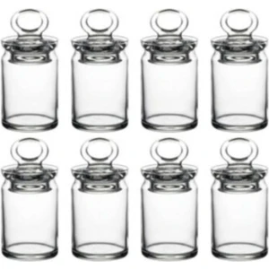 Kitchen Mini Cam Vakum Kapaklı Kavanoz 8 Li 240CC