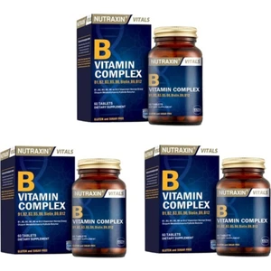 B Vitamin Complex 60 Tablet X3