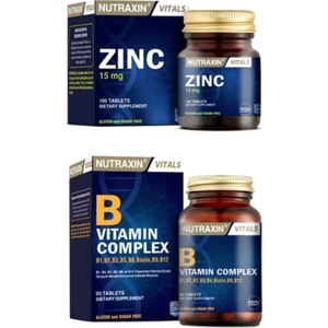 Zinc 15 Mg 100 Tablet + B Vitamin Complex 60 Tablet