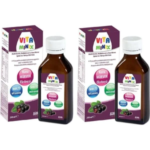 Edis Pharma Vitaminix Kara Mürver Şurubu 150 ml 2 Adet