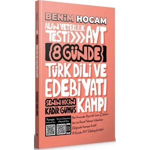 Benim Hocam Yayınları AYT 2022 8 Günde Türk Dili ve Edebiyatı Kampı