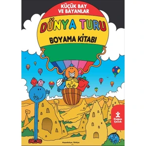 Küçük Bay ve Bayanlar Dünya Turu Boyama Kitabı